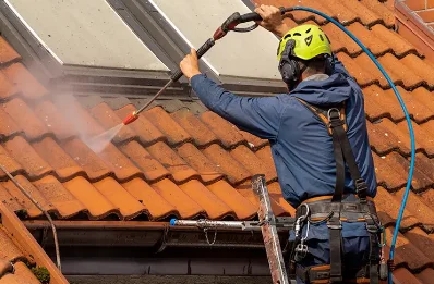 Démoussage et hydrofuge de toiture à Dalem